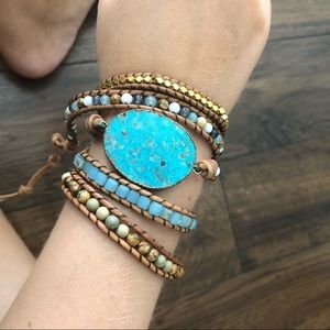 Turquoise Wrap Bracelet NWOT